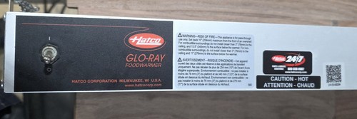 Hatco grah glo ray - glo-ray, 48"